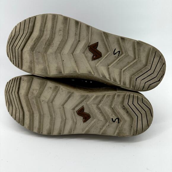 Forsake Lucie Mid Outdoor Sneakers Lace Up Waterproof Suede Black Brown 7 - Picture 8 of 8